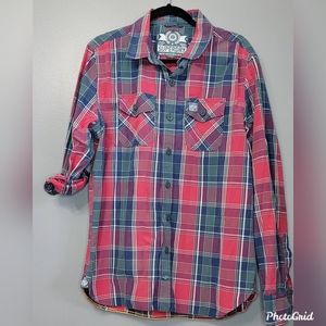 Men's SuperDry Plaid Button-down Shirt